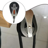 Maxbell Cable Pulley Wheel Single Swivel Block for Sailing Vessels Fitness Equipment Red