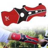 Maxbell Arm Guard for Archery Protective Comfortable Sturdy Lightweight   Red