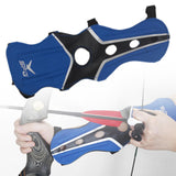 Maxbell Arm Guard for Archery Protective Comfortable Sturdy Lightweight   Blue