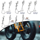 Maxbell Electric Bike Drop Stand Replacement Double Leg Kickstand for Adults Cycling 14inch Double Opening