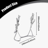 Maxbell Electric Bike Drop Stand Replacement Double Leg Kickstand for Adults Cycling 16inch Double Hole