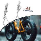 Maxbell Electric Bike Drop Stand Replacement Double Leg Kickstand for Adults Cycling 16inch Double Hole