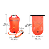 Maxbell Swim Buoy Float and Drybag High Visible for Triathletes