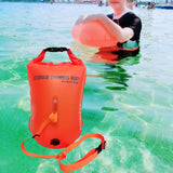 Maxbell Swim Buoy Float and Drybag High Visible for Triathletes