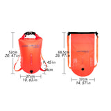 Maxbell Swim Buoy Float and Drybag High Visible for Triathletes