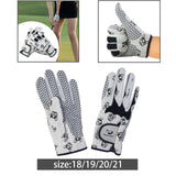 Maxbell Women Golf Gloves Breathable PU Mesh Anti Slip Grip Multipurpose Dog Printed Size S 18