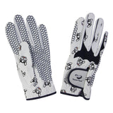 Maxbell Women Golf Gloves Breathable PU Mesh Anti Slip Grip Multipurpose Dog Printed Size S 18