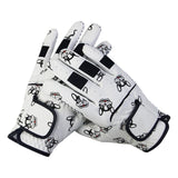Maxbell Women Golf Gloves Breathable PU Mesh Anti Slip Grip Multipurpose Dog Printed Size XL 21