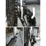 Maxbell Rear Derailleur Hanger Bicycle Frame Portable with Measuring Bar Check Tools