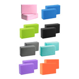 Maxbell 2x Yoga Blocks Anti Slip Yoga Prop Accessories for Indoor Sports Gym Fitness Pink