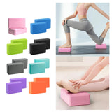 Maxbell 2x Yoga Blocks Anti Slip Yoga Prop Accessories for Indoor Sports Gym Fitness Pink