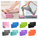 Maxbell 2x Yoga Blocks Anti Slip Yoga Prop Accessories for Indoor Sports Gym Fitness Pink