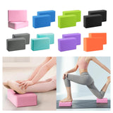 Maxbell 2x Yoga Blocks Anti Slip Yoga Prop Accessories for Indoor Sports Gym Fitness Pink