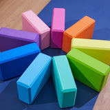 Maxbell 2x Yoga Blocks Anti Slip Yoga Prop Accessories for Indoor Sports Gym Fitness Pink