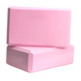 Maxbell 2x Yoga Blocks Anti Slip Yoga Prop Accessories for Indoor Sports Gym Fitness Pink
