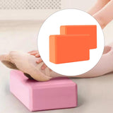 Maxbell 2x Yoga Blocks Anti Slip Yoga Prop Accessories for Indoor Sports Gym Fitness Orange