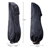 Maxbell Golf Bag Travel Rain Cover Nylon with Zipper Organizer Household Storage Bag Black