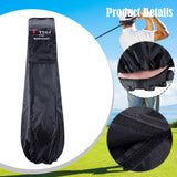 Maxbell Golf Bag Travel Rain Cover Nylon with Zipper Organizer Household Storage Bag Black