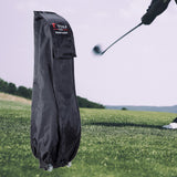 Maxbell Golf Bag Travel Rain Cover Nylon with Zipper Organizer Household Storage Bag Black