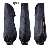 Maxbell Golf Bag Travel Rain Cover Nylon with Zipper Organizer Household Storage Bag Black