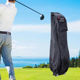 Maxbell Golf Bag Travel Rain Cover Nylon with Zipper Organizer Household Storage Bag Black