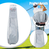 Maxbell Golf Bag Travel Rain Cover Nylon with Zipper Organizer Household Storage Bag Gray