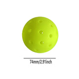 Maxbell 3Pcs Pickleball Balls 40 Holes for Outdoor Courts Sanctioned Tournament Play Yellow