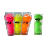 Maxbell 3Pcs Pickleball Balls 40 Holes for Outdoor Courts Sanctioned Tournament Play Yellow