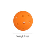 Maxbell 3Pcs Pickleball Balls 40 Holes for Outdoor Courts Sanctioned Tournament Play Orange