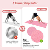 Maxbell Yoga Towel Hot Yoga Non Slip with Quick Dry Towel for Travel Training Indoor