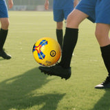 Maxbell Soccer Ball Size 4 Lightweight Soccer Training Equipment for Game Club Match Yellow