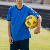 Maxbell Soccer Ball Size 4 Lightweight Soccer Training Equipment for Game Club Match Yellow