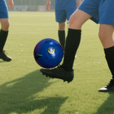 Maxbell Soccer Ball Size 4 Lightweight Soccer Training Equipment for Game Club Match Blue