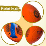 Maxbell Soccer Ball Size 4 Lightweight Soccer Training Equipment for Game Club Match Orange