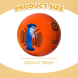 Maxbell Soccer Ball Size 4 Lightweight Soccer Training Equipment for Game Club Match Orange