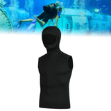 Maxbell 3mm Neoprene Wetsuit Hooded Vest Diving Suit for Canoeing Surfing Snorkeling M