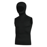 Maxbell 3mm Neoprene Wetsuit Hooded Vest Diving Suit for Canoeing Surfing Snorkeling L