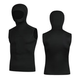Maxbell 3mm Neoprene Wetsuit Hooded Vest Diving Suit for Canoeing Surfing Snorkeling XXL