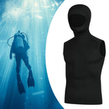 Maxbell 3mm Neoprene Wetsuit Hooded Vest Diving Suit for Canoeing Surfing Snorkeling XXL