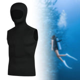 Maxbell 3mm Neoprene Wetsuit Hooded Vest Diving Suit for Canoeing Surfing Snorkeling XXXL