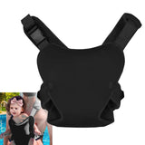 Maxbell Baby Carrier Soft Comfortable Lightweight Infant Chest Holder for Beach Pool Black