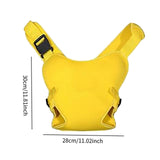 Maxbell Baby Carrier Soft Comfortable Lightweight Infant Chest Holder for Beach Pool Yellow