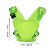 Maxbell Baby Carrier Soft Comfortable Lightweight Infant Chest Holder for Beach Pool Fluorescent green