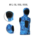 Maxbell 3mm Neoprene Wetsuit Hooded Vest Thermal for Snorkeling Water Sports Surfing M