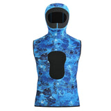 Maxbell 3mm Neoprene Wetsuit Hooded Vest Thermal for Snorkeling Water Sports Surfing L