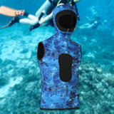 Maxbell 3mm Neoprene Wetsuit Hooded Vest Thermal for Snorkeling Water Sports Surfing XL