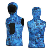 Maxbell 3mm Neoprene Wetsuit Hooded Vest Thermal for Snorkeling Water Sports Surfing XXXL