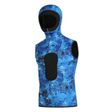 Maxbell 3mm Neoprene Wetsuit Hooded Vest Thermal for Snorkeling Water Sports Surfing XXXL