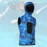 Maxbell 3mm Neoprene Wetsuit Hooded Vest Thermal for Snorkeling Water Sports Surfing XXXL