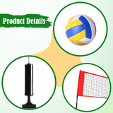 Maxbell Volleyball Training Equipment Net Sturdy for Serving Outdoor Activities Yard